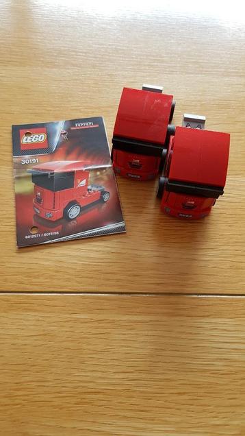 2x Lego V-Power 30191 Ferrari Scuderia Truck beschikbaar voor biedingen