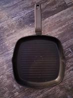 Grillpan - Gebruikt. Diameter 28-30 cm, Gebruikt, Gietijzer, Ophalen of Verzenden, Keramische plaat