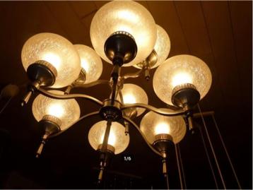 vintage Zweedse hanglamp luster 60er jaren beschikbaar voor biedingen