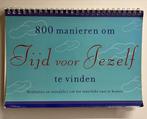 800 Manieren om tijd voor jezelf te vinden, Boeken, Esoterie en Spiritualiteit, Gelezen, Overige typen, Sonya Merali, Ophalen of Verzenden