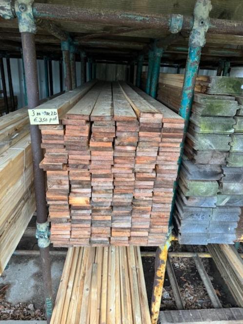 Nieuwe vuren houten planken van 3 meter lang, Doe-het-zelf en Verbouw, Hout en Planken, Nieuw, Plank, Vuren, 250 tot 300 cm, Minder dan 25 mm