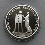 Litouwen 50 Litu, 2009, Vilnius, zilver, Proof, Ophalen of Verzenden, Overige landen, Losse munt, Zilver