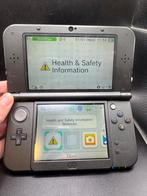 new 3ds xl zwart bovensche scherm IPS, Spelcomputers en Games, Spelcomputers | Nintendo 2DS en 3DS, Gebruikt, Lenn hodes, Zwart