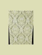 3708 Barok behang olijfgroen wit klassiek vintage swiet, Verzenden, Wit