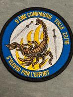 Embleem gendarmerie kmar 9eme compagnie, Verzamelen, Verzenden, Landmacht, Nederland, Embleem of Badge