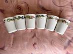 6x Marjolein Bastin Bekers, Huis en Inrichting, Keuken | Servies, Ophalen of Verzenden, Zo goed als nieuw, Wedgwood, Kop(pen) en/of Schotel(s)