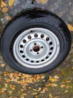 4x Stalen velg 14" 4x100 6J met banden, Ophalen, Gebruikt