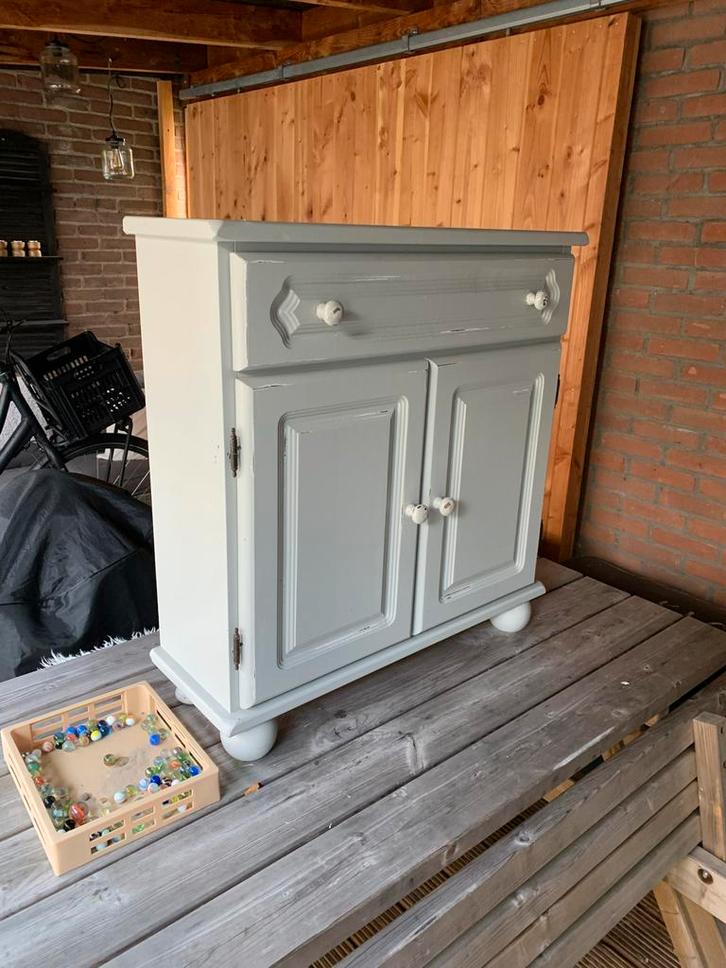 Antiek Gangkastje met Lade, Huis en Inrichting, Kasten | Dressoirs, Gebruikt, 50 tot 100 cm, 25 tot 50 cm, Met lade(s), Overige houtsoorten