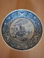 Delfts blauw Boch antiek wandbord 25cm + ophangsysteem, Antiek en Kunst, Antiek | Wandborden en Tegels, Ophalen of Verzenden