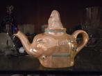 Vintage Olifant Theepot Keramiek Roze Lusterglazuur, Antiek en Kunst, Ophalen of Verzenden