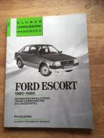 carrosserie handboek Kluwer Ford Escort 1980-1986  84 blz NL, Ophalen of Verzenden