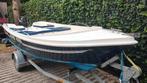 Nette polyester sloep Texas 420 met trailer – vaarbewijs vri, Watersport en Boten, Sloepen, Ophalen, Gebruikt, Tot 10 pk, 3 tot 6 meter