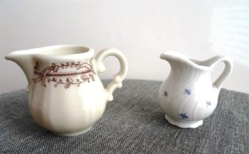 3 Verschillende melkkannetjes. Zie omschrijving 2 euro p.s. beschikbaar voor biedingen