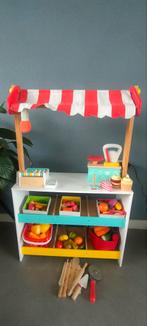 houten marktkraam met groente en fruit, Ophalen, Zo goed als nieuw