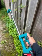 Bosmaaier set met 4 a c c u ‘s en accesoires, Tuin en Terras, Grasmaaiers, Cirkelmaaier, Minder dan 30 cm, Accu-grasmaaier, Nieuw