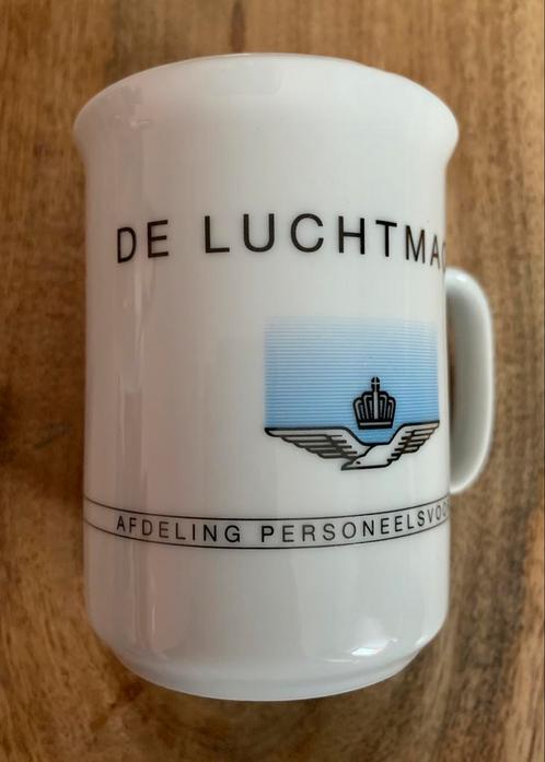 De LuchtMacht Afdeling PersoneelsVoorziening Beker/Mok, Verzamelen, Militaria | Algemeen, Ophalen of Verzenden