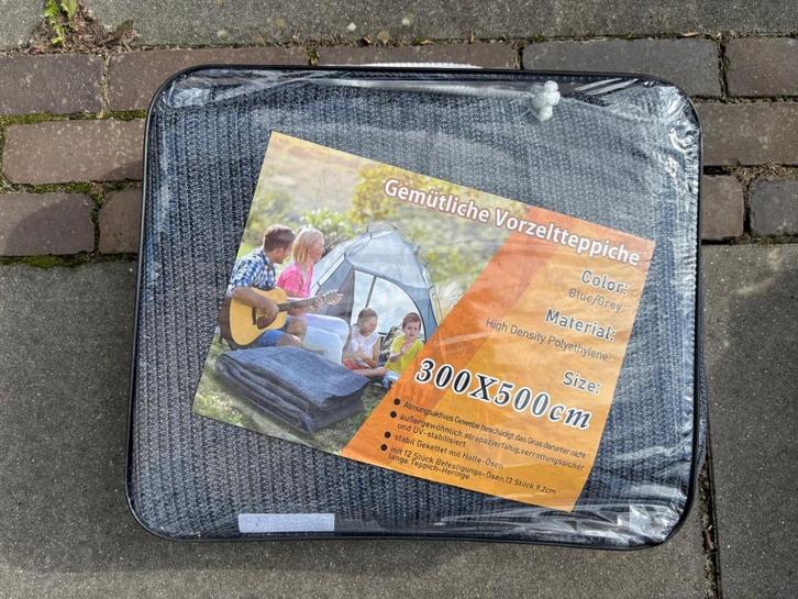 2 verschillende grondkleden (voor bijv. camping), Caravans en Kamperen, Kampeeraccessoires, Zo goed als nieuw, Ophalen of Verzenden