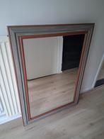 Spiegel met Houten Frame, Ophalen, Zo goed als nieuw, Minder dan 100 cm, Rechthoekig