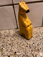 Houten beeld poes, Ophalen of Verzenden, Zo goed als nieuw, Dier