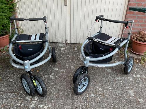 2 Trionic Veloped Tour outdoor rollators, Diversen, Rollators, Zo goed als nieuw, Ophalen