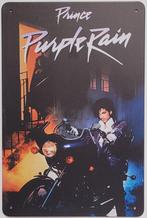 Prince Purple Rain reclamebord van metaal wandbord decoratie, Info@deconoord.nl, Deco Noord, Nieuw, Ophalen of Verzenden