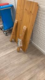 Tafelblad met pootjes, 25 tot 50 mm, Eiken, Zo goed als nieuw, Plank