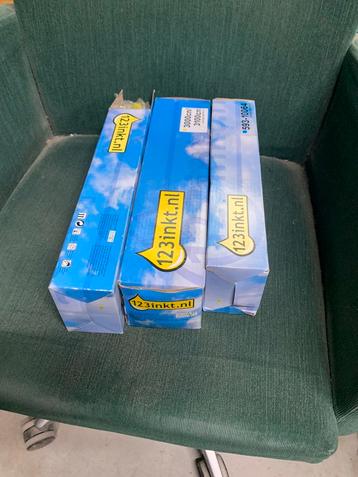 123inkt Toner 593-10067 - 2 nieuw, 1 open beschikbaar voor biedingen