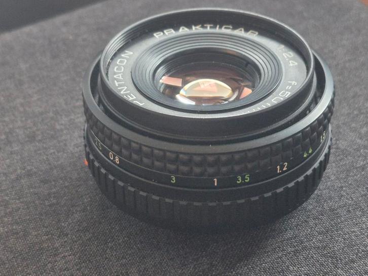 Prakticar Pentacon 50mm f2.4 Pancake Lens, Audio, Tv en Foto, Fotografie | Lenzen en Objectieven, Gebruikt, Standaardlens, Ophalen of Verzenden