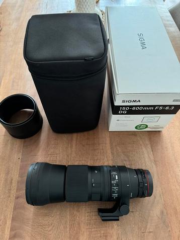 Sigma 150-600mm voor Canon  beschikbaar voor biedingen