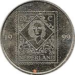 Token - PTT Post Nederland (20 Cent) 1999, Postzegels en Munten, Penningen en Medailles, Ophalen of Verzenden, Overige materialen