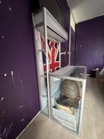 Combi Vitrinekast  vitrine kast, Huis en Inrichting, Ophalen, 50 tot 100 cm, 150 tot 200 cm, 25 tot 50 cm
