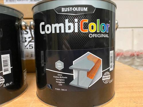Rust-oleum combicolor ral7001 (grijs) primer en verdunner, Doe-het-zelf en Verbouw, Verf, Beits en Lak, Nieuw, Verf, Minder dan 5 liter