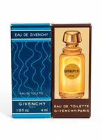 Vintage parfum miniature Eau de Givenchy & Givenchy 3, Verzamelen, Ophalen of Verzenden, Miniatuur, Gevuld