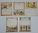 5 st. Originele Belgische Telegrammen uit 1946 "Authentiek", Ophalen of Verzenden, Buitenland