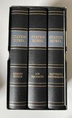 Statenbijbel met kanttekeninfen in 3 delen. Heel goede staat, Boeken, Godsdienst en Theologie, Ophalen of Verzenden, Zo goed als nieuw