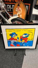 Herman Brood zeefdruk NIETS MENSCHELIJKS IS ONS VREEMD, Ophalen