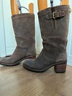 Freelance leren laarzen - maat 38,5, Freelance, Bruin, Lage of Enkellaarzen, Ophalen of Verzenden