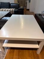 Witte Salontafel met Opbergruimte, Ophalen, Kunststof, Gebruikt, 100 tot 150 cm