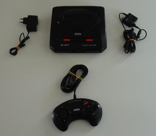 Sega Mega Drive 2 compleet met Controller, Spelcomputers en Games, Spelcomputers | Sega, Zo goed als nieuw, Mega Drive, Met 1 controller