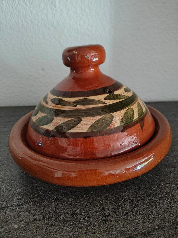 Authentieke Tajine - Marokkaanse Kookpot, Antiek en Kunst, Antiek | Keramiek en Aardewerk, Ophalen of Verzenden
