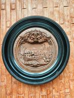 Antieke wandplaquette landing Willem1 op strand Scheveningen, Verzenden