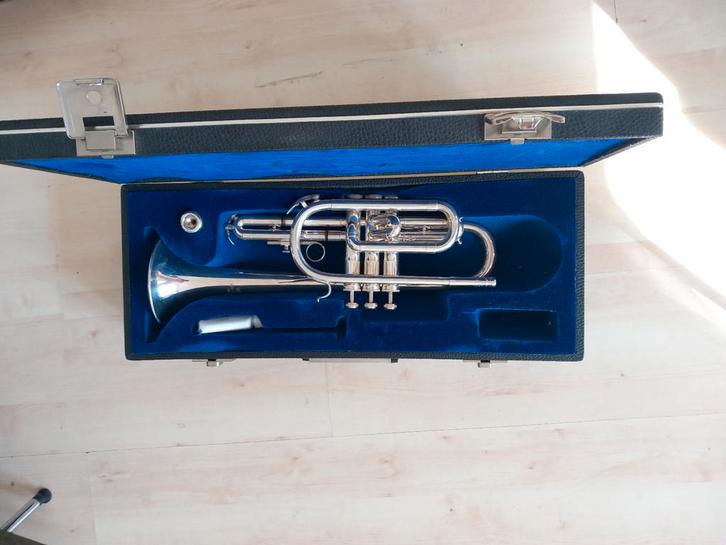Wilsson Cornet, Muziek en Instrumenten, Blaasinstrumenten | Trompetten, Gebruikt, Overige typen, Ophalen of Verzenden