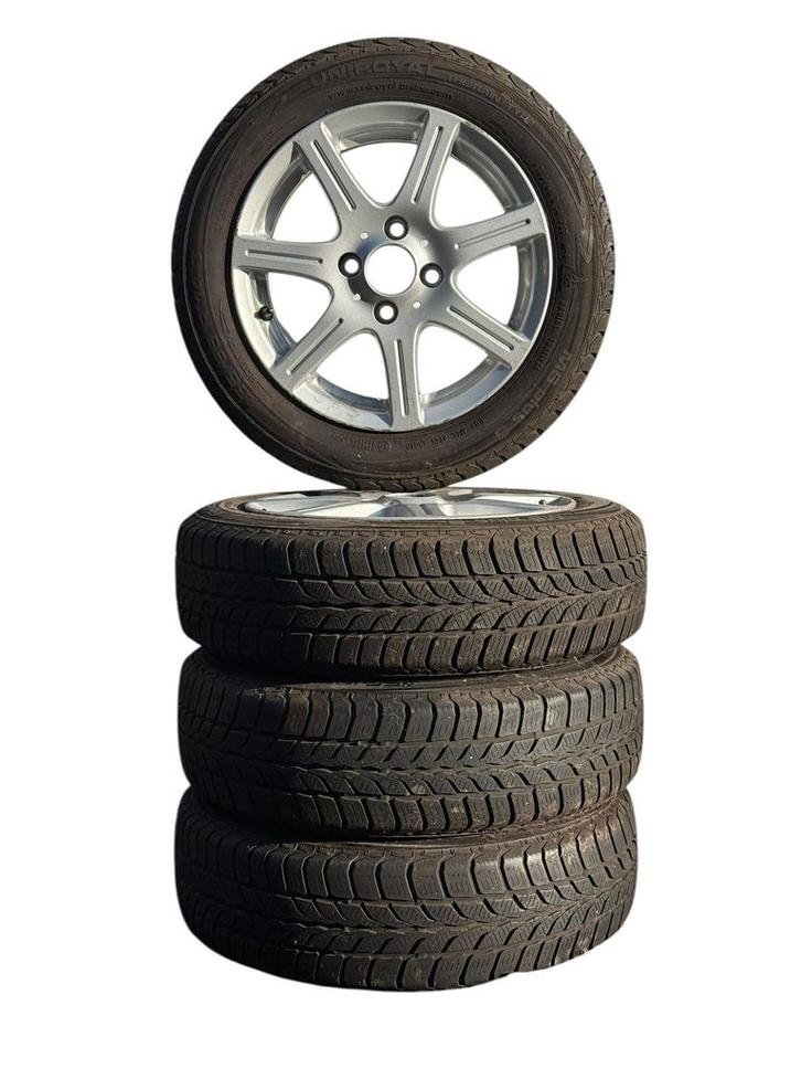 14 Inch 7 Spaak Lichtmetalen Wielen - Complete Set, Auto-onderdelen, Banden en Velgen, Banden en Velgen, Winterbanden, 14 inch