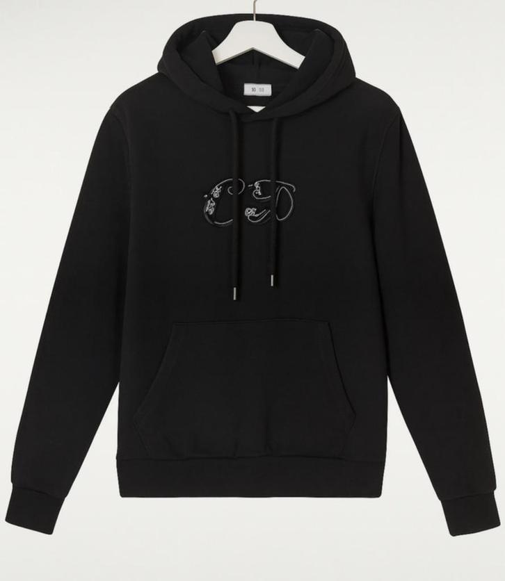 Dior CD Hoodie, Kleding | Heren, Truien en Vesten, Zo goed als nieuw, Maat 48/50 (M), Zwart, Ophalen of Verzenden