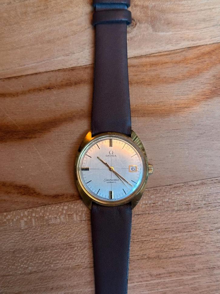 Omega Seamaster Cosmic ref. 136.017 vintage handopwinder, Sieraden, Tassen en Uiterlijk, Horloges | Heren, Gebruikt, Polshorloge