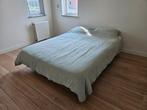 Kwalitatief tweepersoonsbed met matras en spiraalbodem, Huis en Inrichting, Ophalen, 140 cm, Zo goed als nieuw, Twijfelaar