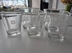 Nespresso glazen 3x espresso 2x lungo kopjes, Huis en Inrichting, Nieuw, Ophalen of Verzenden, Glas, Overige stijlen