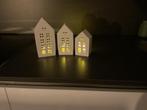 Huisjes (keramiek/gips), Ophalen, Overige materialen, Wit, Nieuw