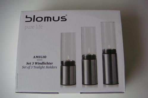 Blomus  set Windlichten, Huis en Inrichting, Woonaccessoires | Kandelaars en Kaarsen, Nieuw, Minder dan 25 cm, Overige materialen