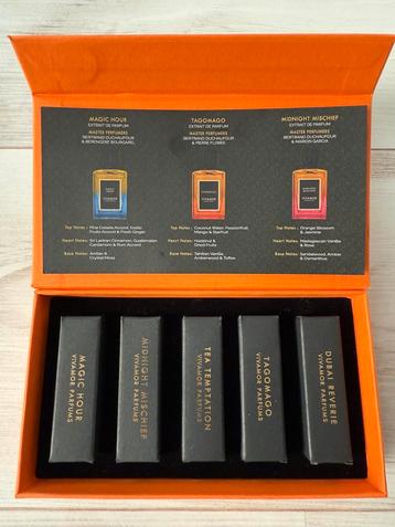 Vivamor Parfums discovery set beschikbaar voor biedingen
